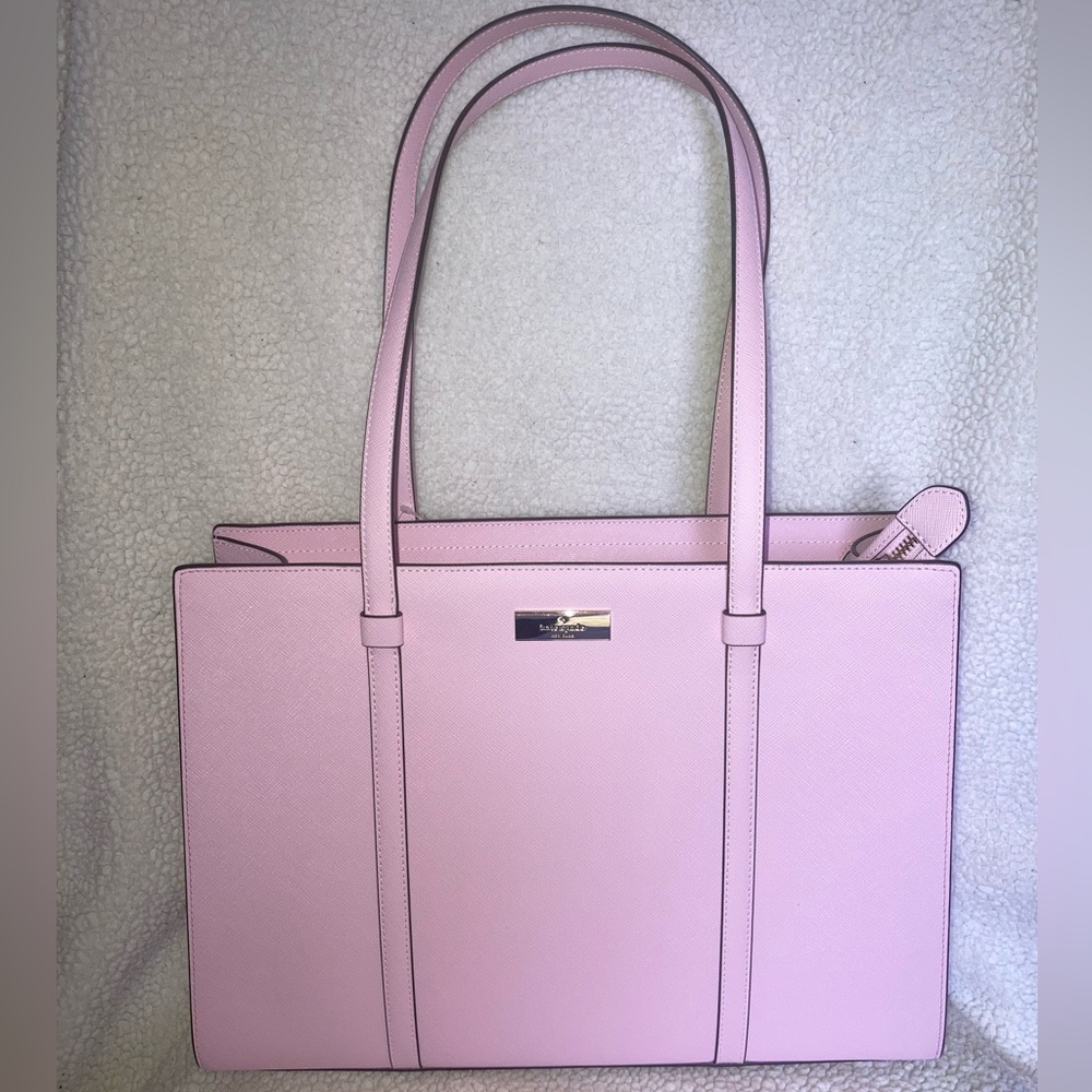 Kate Spade "Kenzie" Pink Horizon Saffiano Leather Medium Tote NWT - Picture 16 of 16